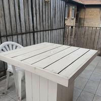 Tavolo legno bianco 90x90cm