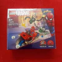 Lego set 76275 inseguimento moto spiderman doc ock
