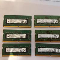 6  Banchi 8GB - DDR4 SODIMM - PC4-2400