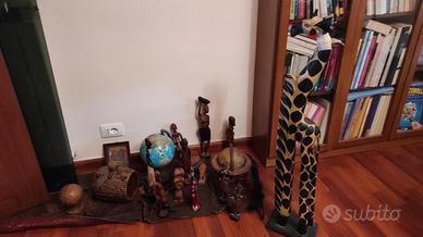 Collezione oggetti etnici e decorativi - Legno