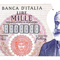 Banconota mille lire giuseppe verdi