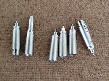 Connettori XLR maschio/RCA maschio