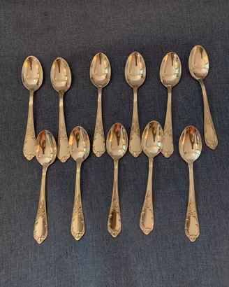 Cucchiaini vintage ARG 800 placcati argento