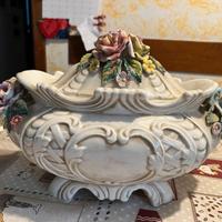 Zuppiera con coperchio ceramica Bassano