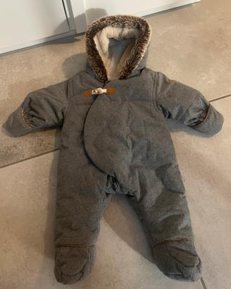 Tuta piumino imbottita “obaibi” Tg. 59cm