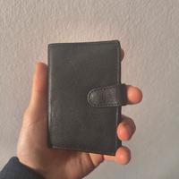 portafoglio in pelle ultra compatto 