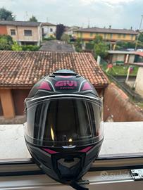 Casco integrale GIVI nero/rosa