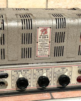 Amplificatore Geloso G219A epoca a valvole