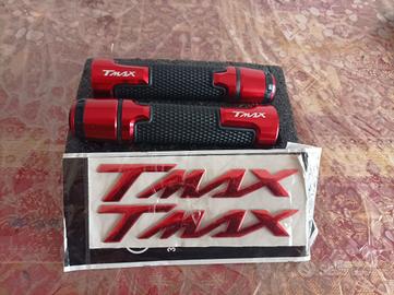 Manopole per YAMAHA T-MAX +  ADESIVI!!!!!