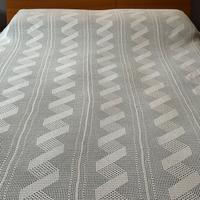 Coperta uncinetto fatta a mano