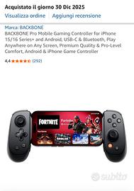 Backbone PRO gaming mobile controller