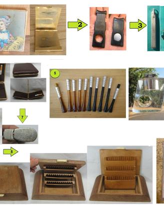 Lotto porta sigarette bocchino pipa collezione