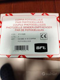 BFT fotocellule DESME A15 nuove 