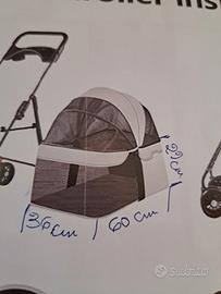 CARRELLO per trasporto  cani