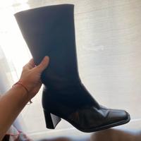 Stivali neri n.39 Bata