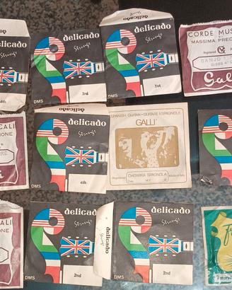 Stock Lotto 12 Corde Nuove Per Chitarra Banjo e al