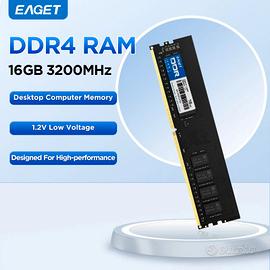 Ram Eaget ddr4 32gb (16x2) 3200 Mhz NUOVE!