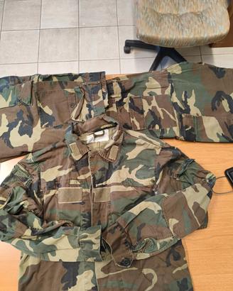 Mimetica Woodland italiana '95 giacca+2 pantaloni 