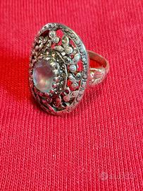 ANELLO ARGENTO  925  ANNI 70