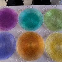 Piatti grandi colorati