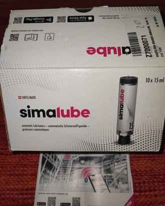 Simalube automatic lubricator 10x15 ml