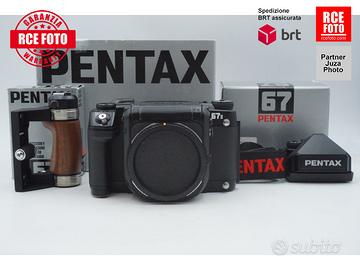 Pentax 67 II + pentaprisma esposimetrico e manopol