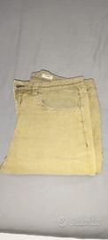Pantaloni Beige Uomo 5 Tasche Slim Cotone OVS Tg48