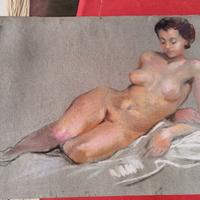  acquarelli e disegni 6 nudi di donna