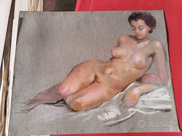  acquarelli e disegni 6 nudi di donna