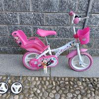 Bici bimba 12" Disney, tema Minnie 