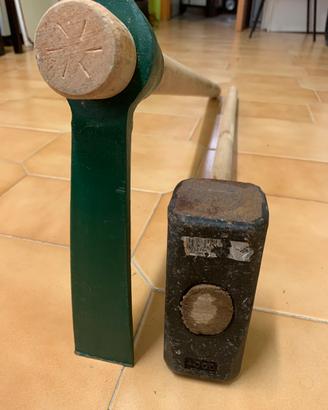 Piccone Geolia + Mazza 4kg - attrezzi da lavoro