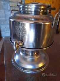 bidone fusto inox 5 Lt con rubinetto x olio vino