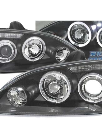 FARI FORD FOCUS 04-08 ANGEL EYES SFONDO NERO