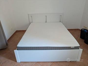 LETTO SONGESAND + RETE + CASSETTI + MATERASSO