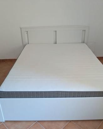 LETTO SONGESAND + RETE + CASSETTI + MATERASSO