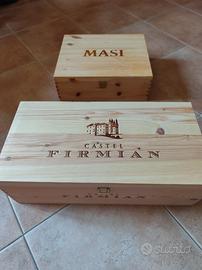 scatole in legno 