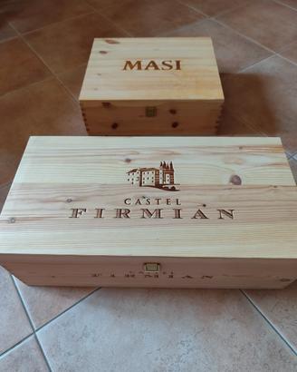 scatole in legno 
