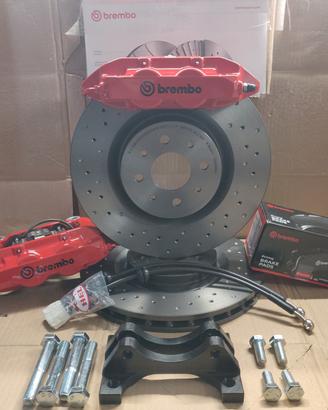 Brembo 4 pompanti 305x28 per 500 Abarth nuovo