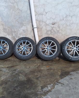 Cerchi  in lega piu' gomme Michelin bmw x3 
