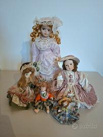 Bambole in porcellana 