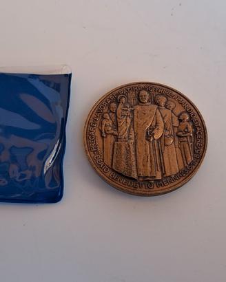 Medaglia Commemorativa in Bronzo Beato Benedetto