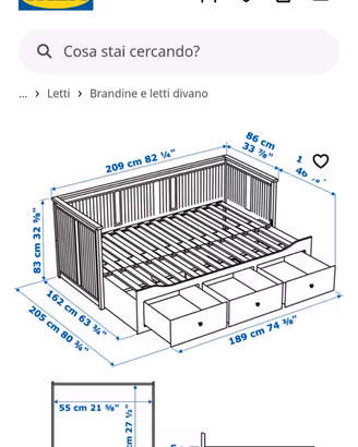 divano letto Ikea