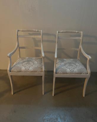 Sedie antiche shabby chic