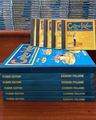canzoni italiane, fabbri editori, 100 CD