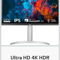 LG 27UP650K Monitor 27 Ultra HD 4K (3840x2160) HDR