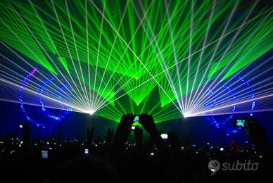 Spettacolo laser show