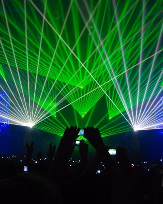 Spettacolo laser show