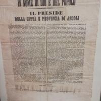 Manifesto Repubblica Romana 1849
