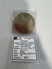 Moneta 1 tallero Eritrea 1891