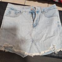 Minigonna in jeans 